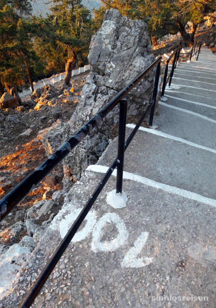 Treppe zur Tsambikakapelle