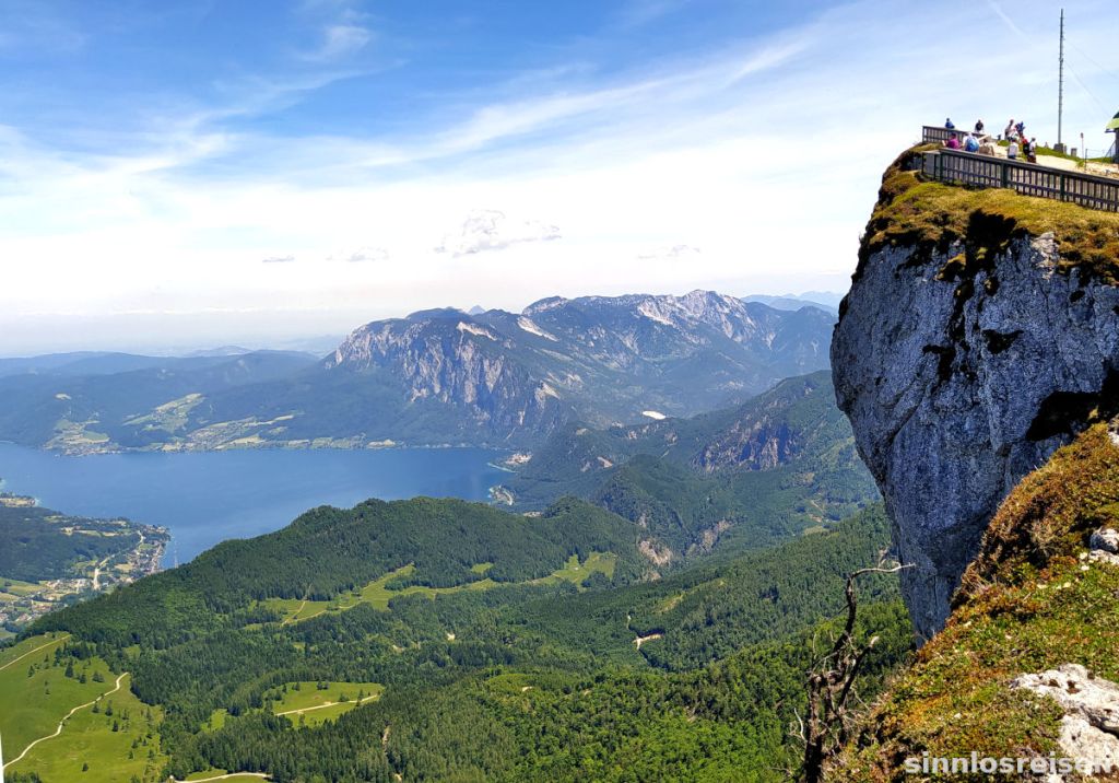 Aussichtspunkt über dem Abgrund