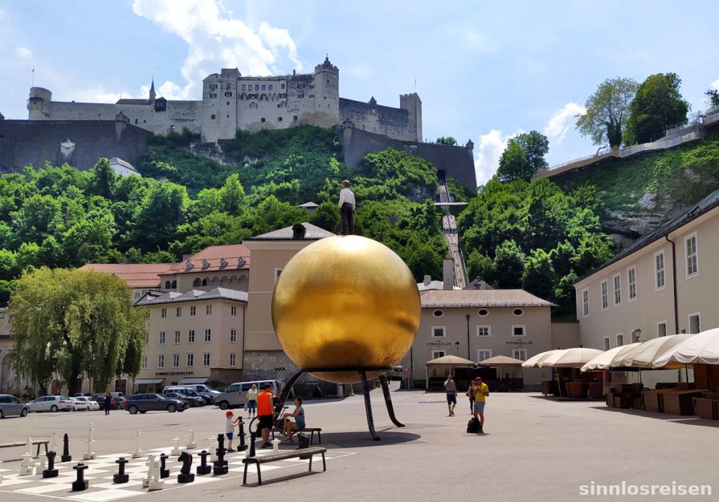 Festung Hohensalzburg und Goldkugel