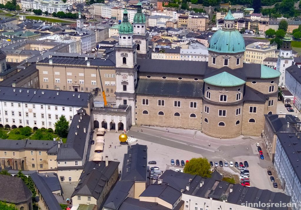 Blick auf den Salzbueger Dom