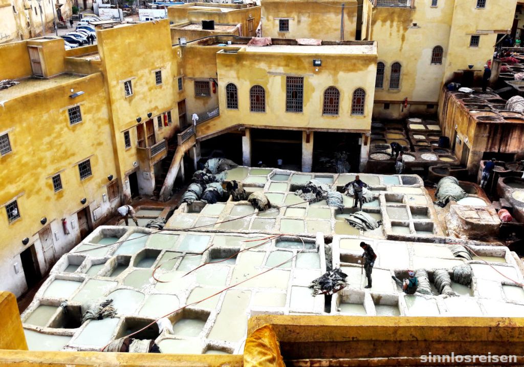 Kalkbecken in der Tannerie