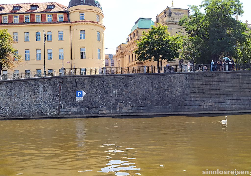Parkplatz in der Moldau