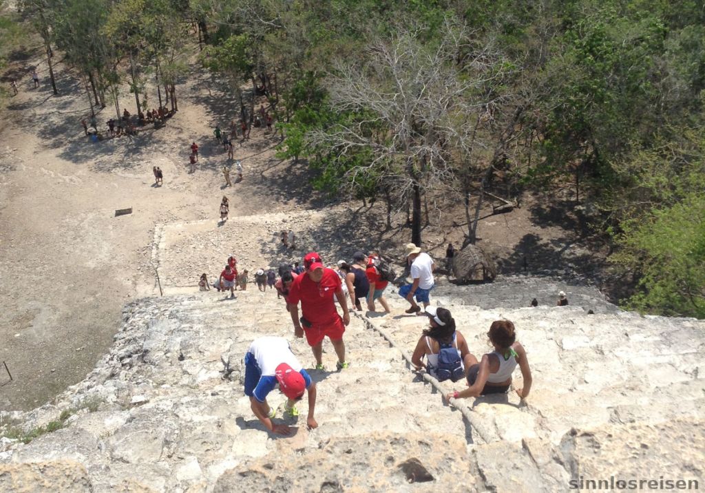 Maya Pyramide von oben