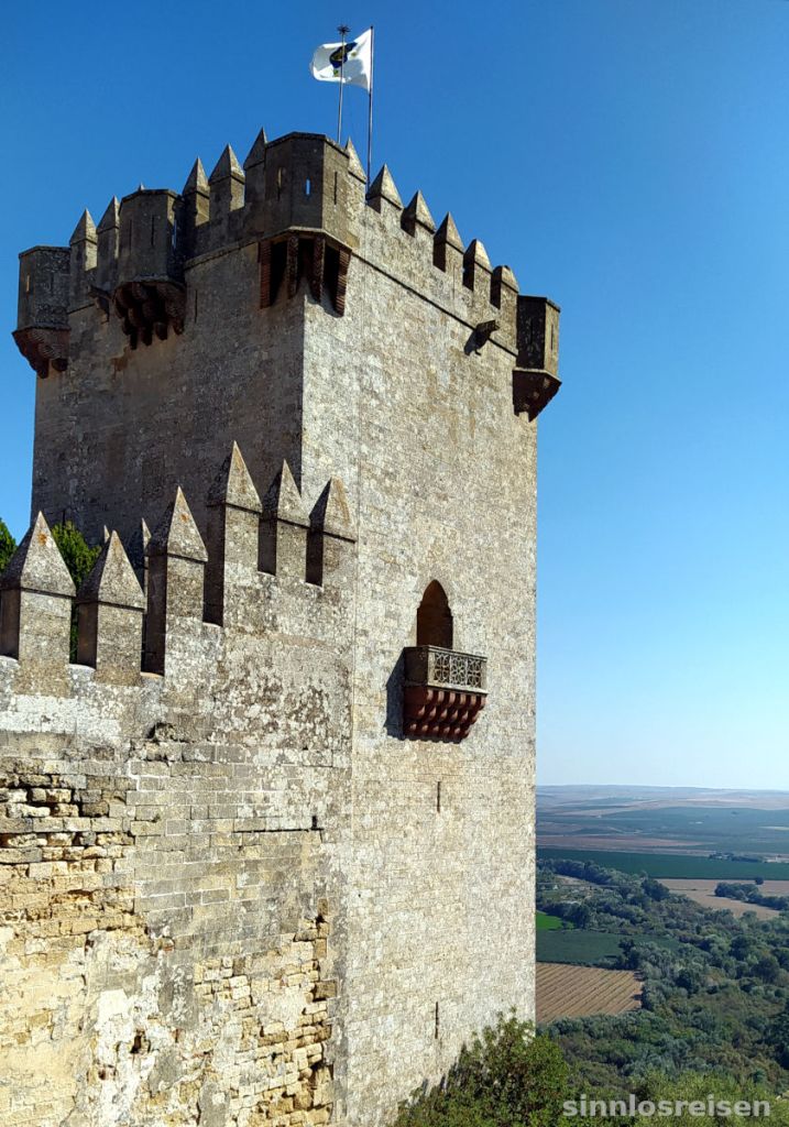 Balkon am Castillo de Almodovar