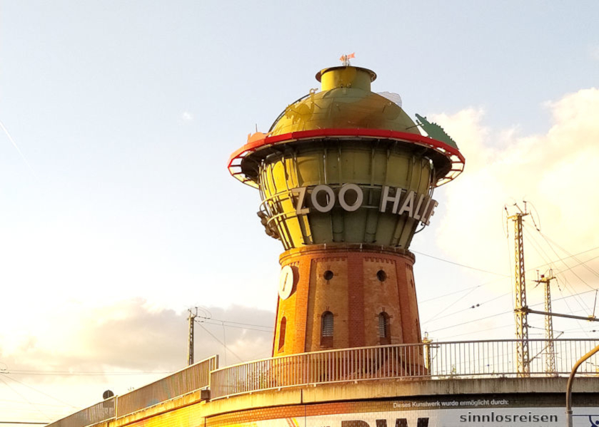 Wasserturm Zoo in Halle