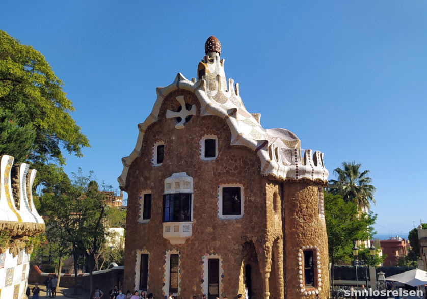 Lebkuchenhaus im Park Güell