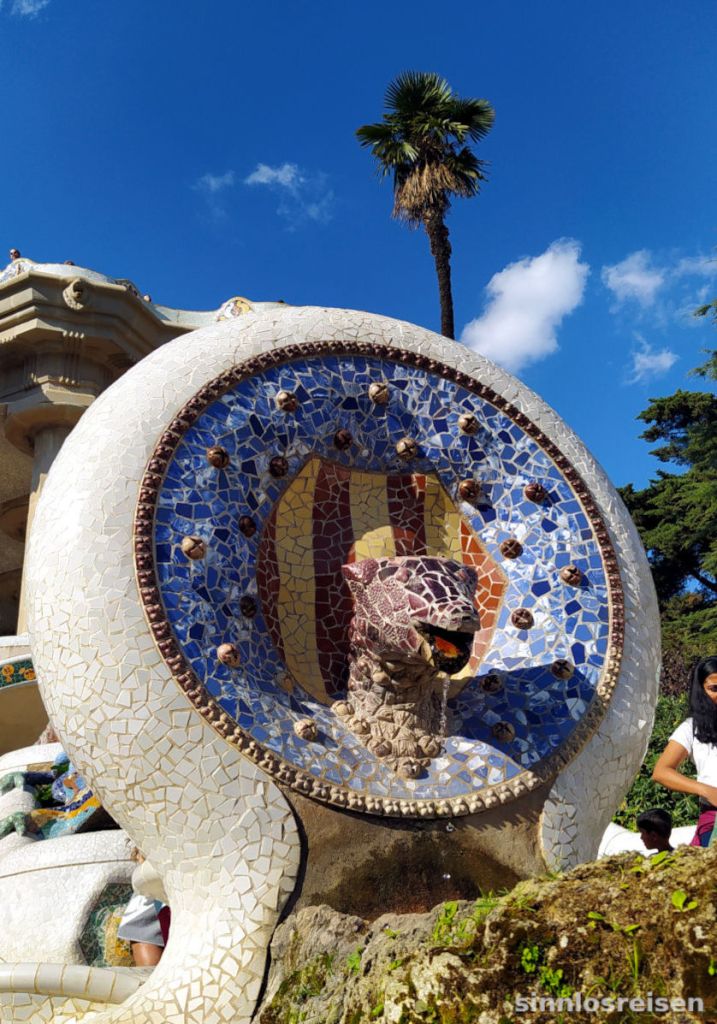 Mosaik im Park Güell