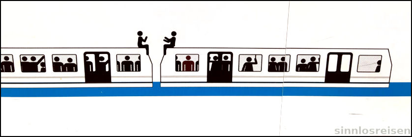 Piktogramm in Metro Barcelona