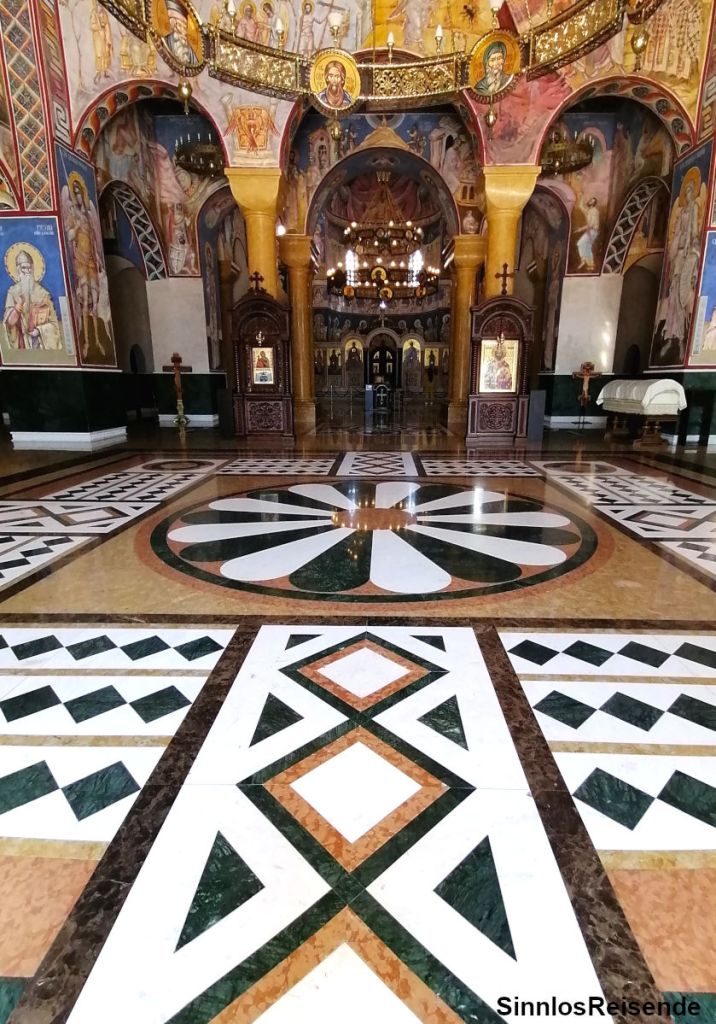 Mosaikboden im Kloster Bar