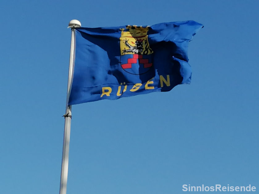 Rügenfahne im Wind