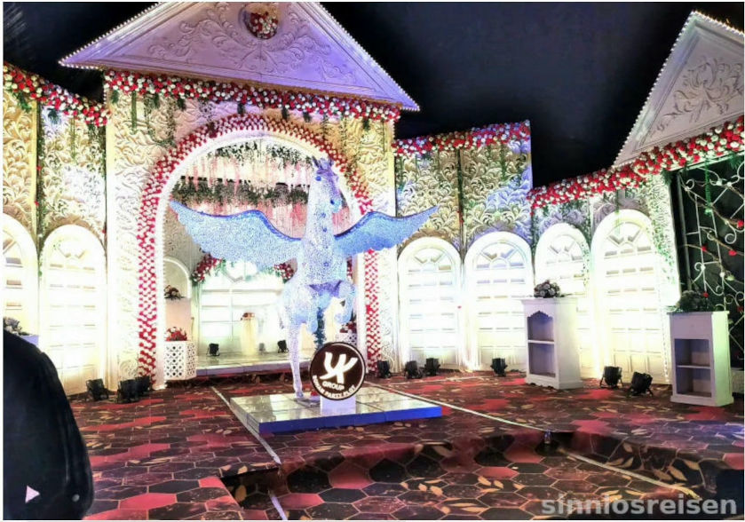 entrance of wedding venue