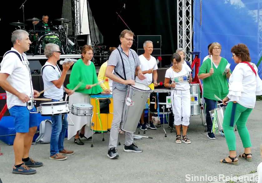 MaSambary beim Auftritt in der Caserne Friedrichshafen