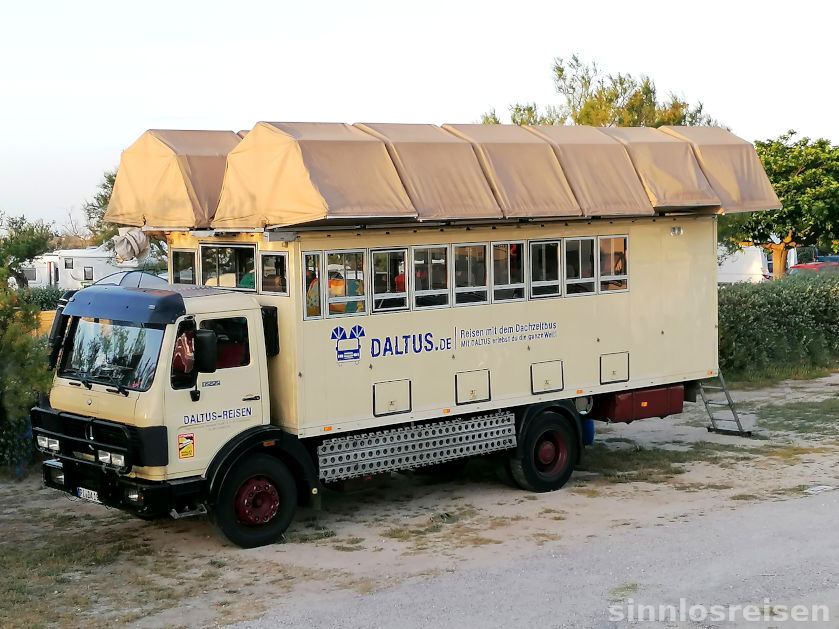 Daltus Gruppenreise mit dem Camper