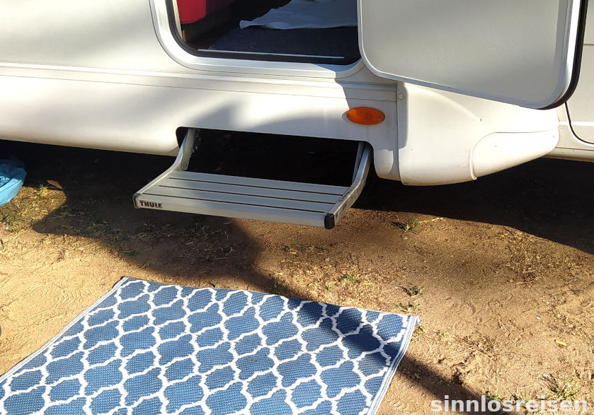 Trittstufe am Wohnmobil