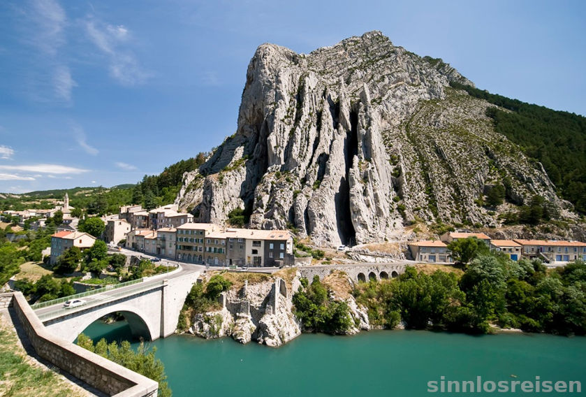 Blick von der Citadelle in Sisteron