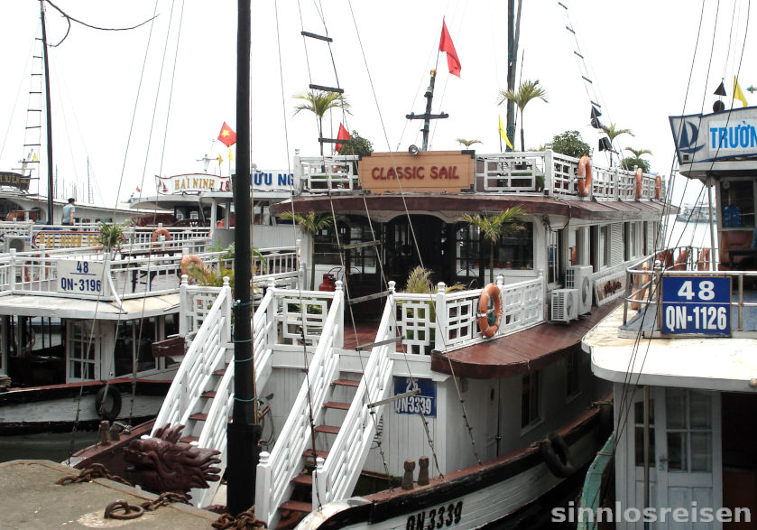 Boot in der Halong Bucht