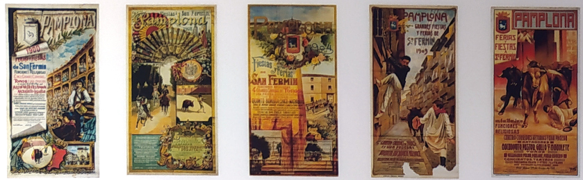 Plakate San Fermin 1900