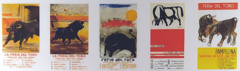 Plakate San Fermin 1960