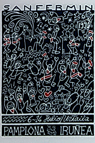 Plakate San Fermin 1990