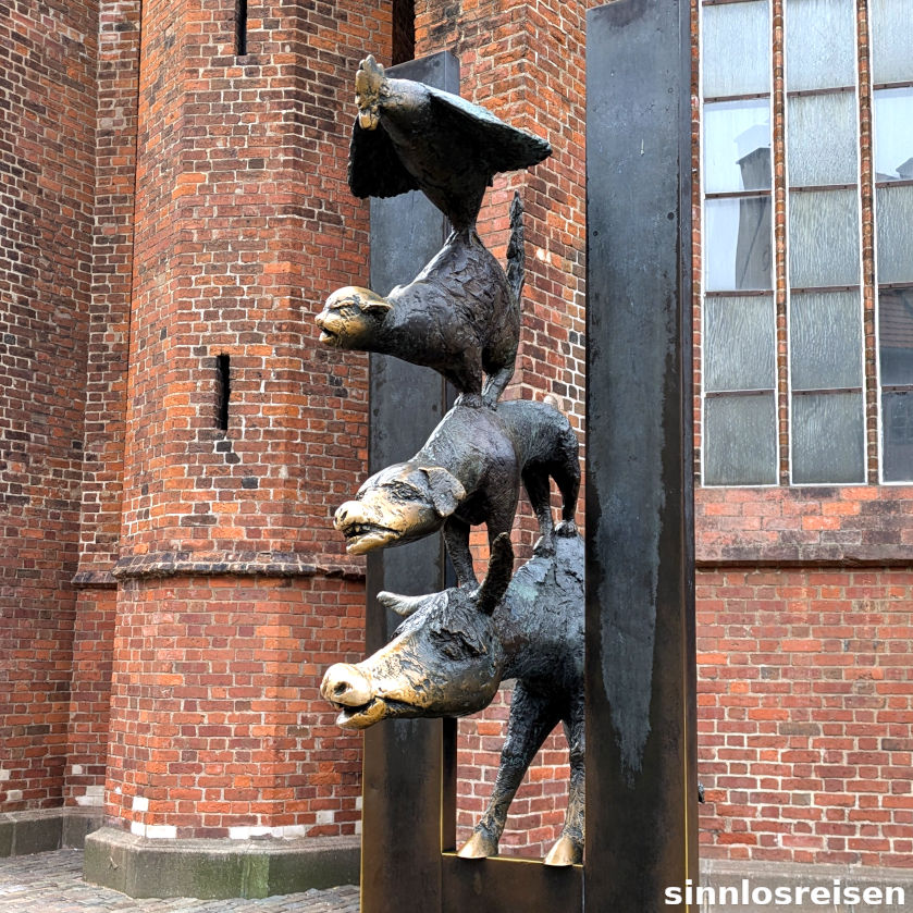 Skulptur Bremer Stadtmusikanten