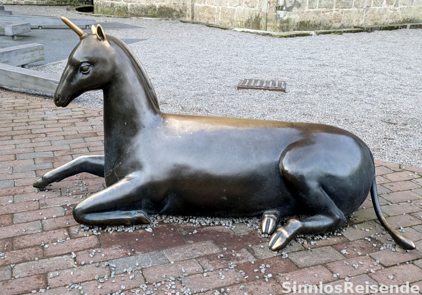 Bronze Einhorn