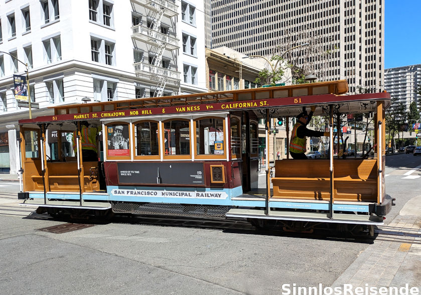 Historisches Cable Car in San Francisco