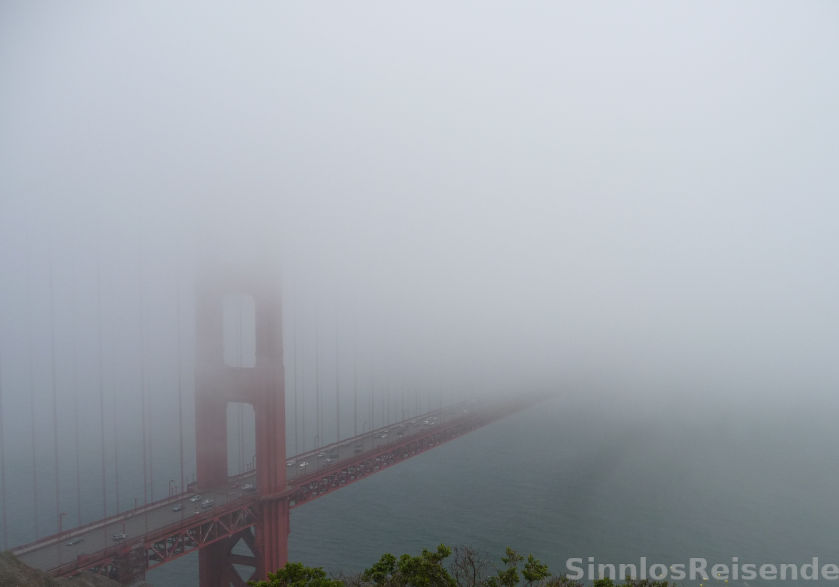 Golden Gate Bridge im Nebel