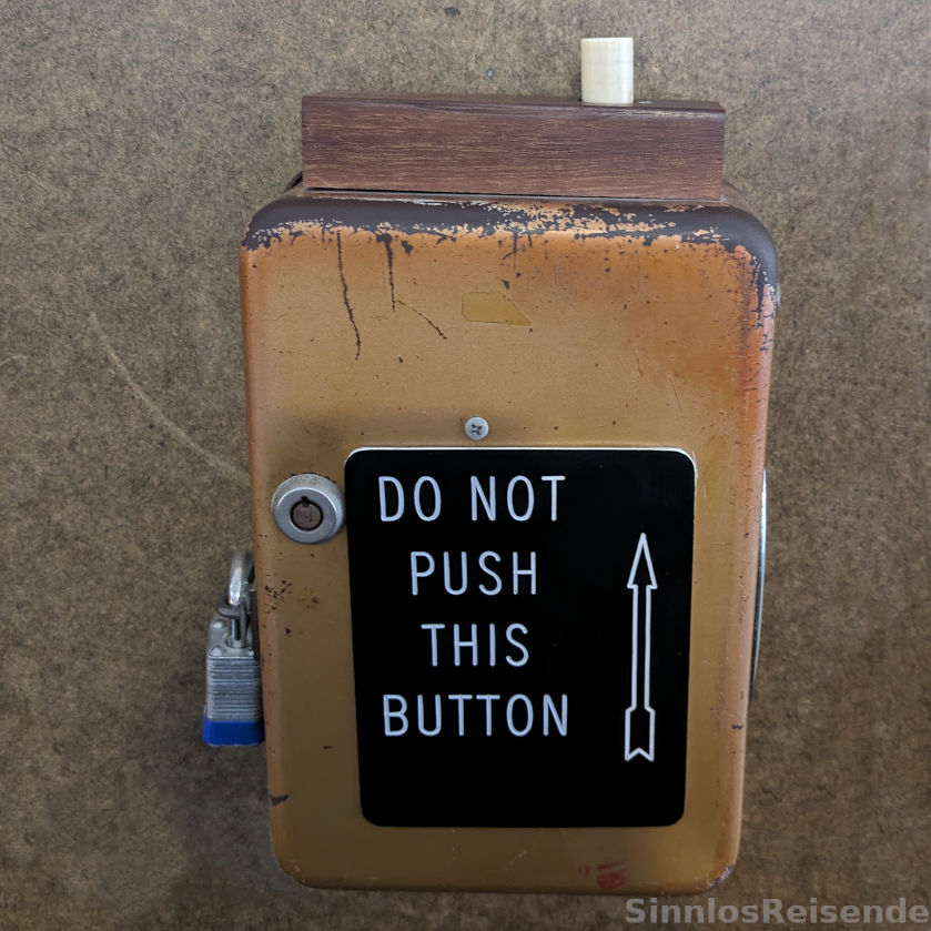 Do not push this button
