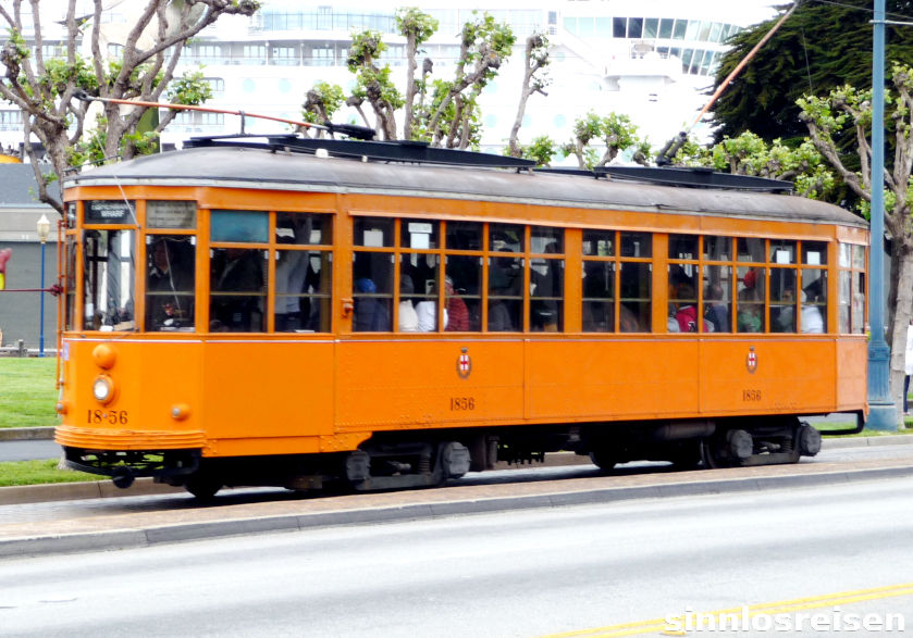 Historische Straßenbahn in San Francisco