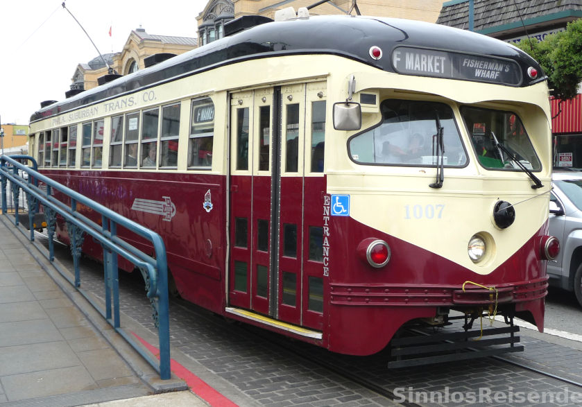 Historische Straßenbahn in San Francisco