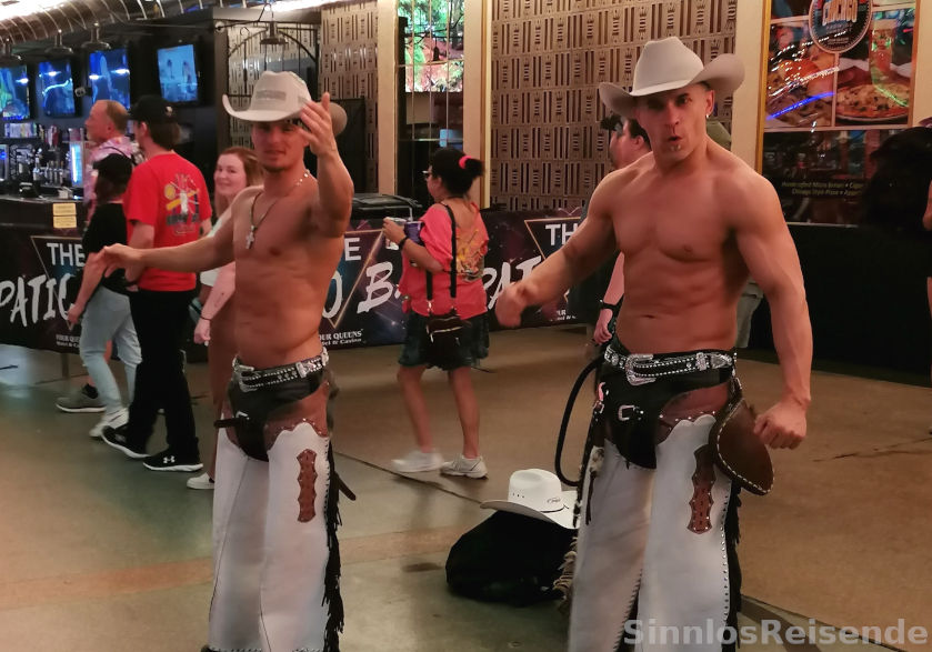 Cowboys in der Fremont Street Experience