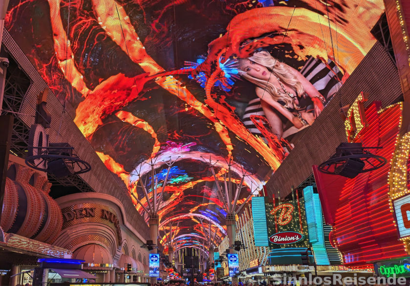 Decken LEDs in der Fremont Street Experience