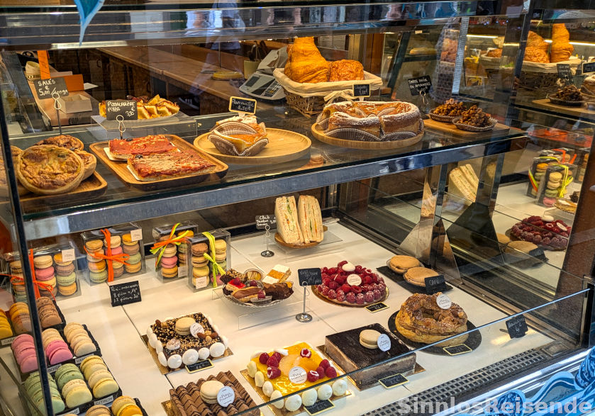 Schaufenster einer Konditorei in Nizza