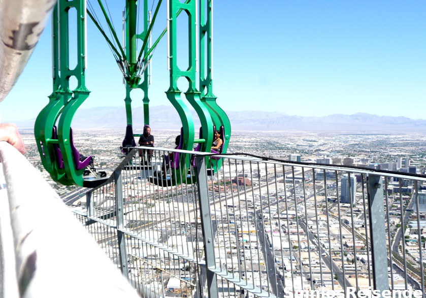Fahrgeschäft auf Stratosphere tower in Las Vegas