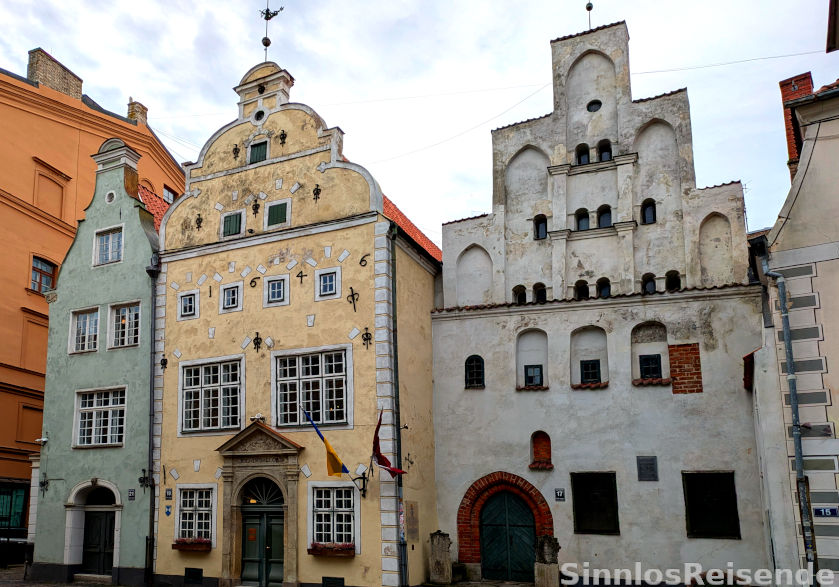 Die drei Brüder - Gebäude aus dem Mittelalter