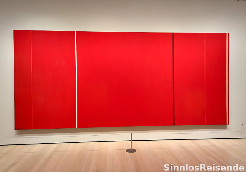 Rote Wand im MOma