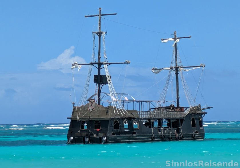 Piratenschiff in Punta Cana