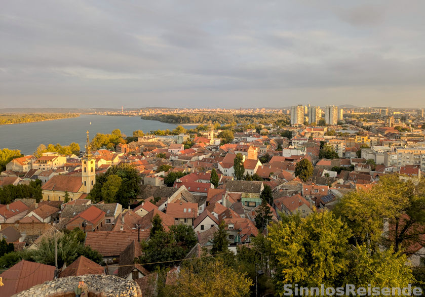 Belgrad im Abendlicht