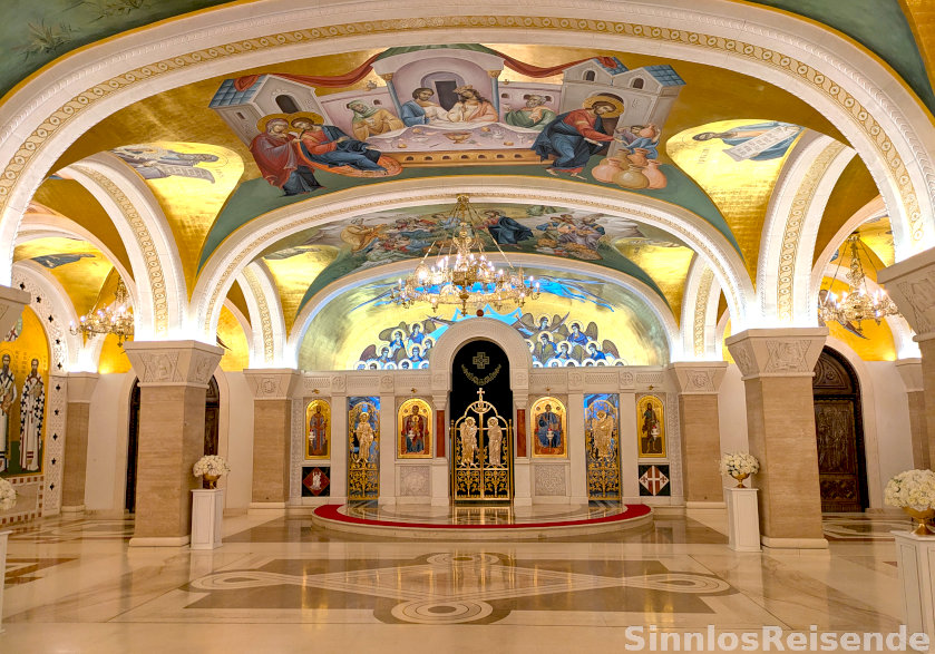 Krypta im Dom von Sava
