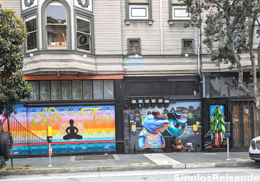 Gebäude in der Haight Street San Francisco