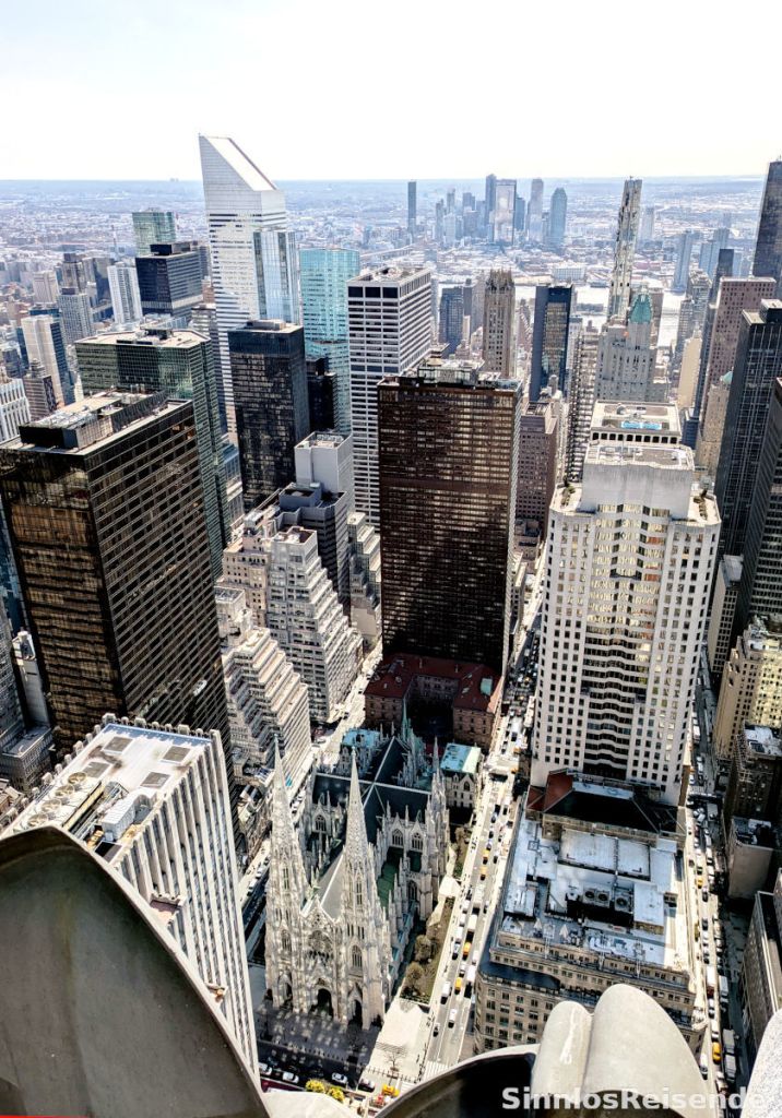 Blick vom Rockefeller Center auf St. Patricks