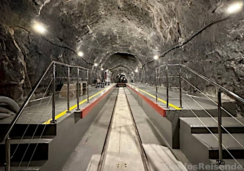 Tunnel beim Al-Hoota Cave