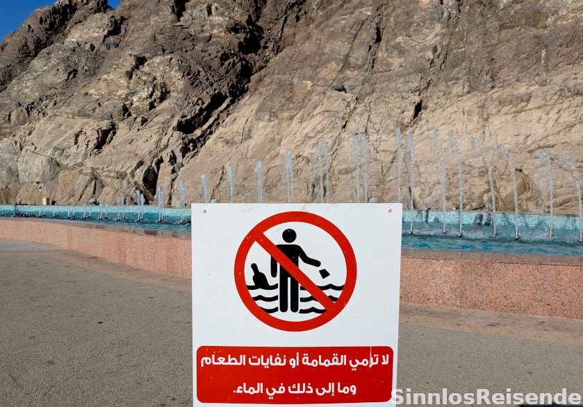 Schild Flaschenpost