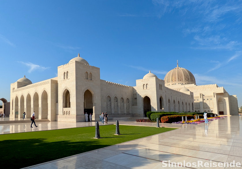 Große Sultan Quabus Moschee in Muscat