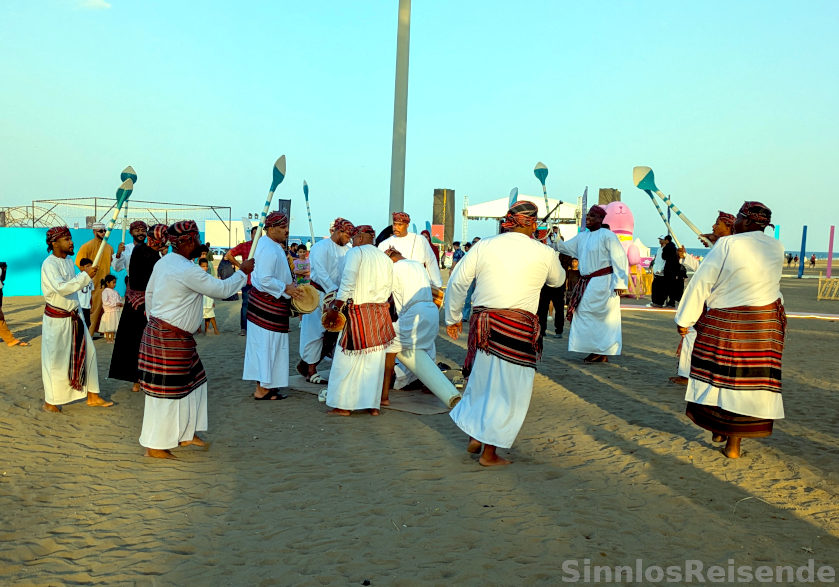 Omanische Folklore Musikgruppe