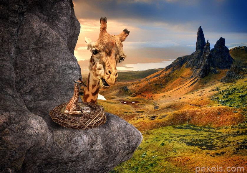 Von KI erzeugte Fantasielandschaft