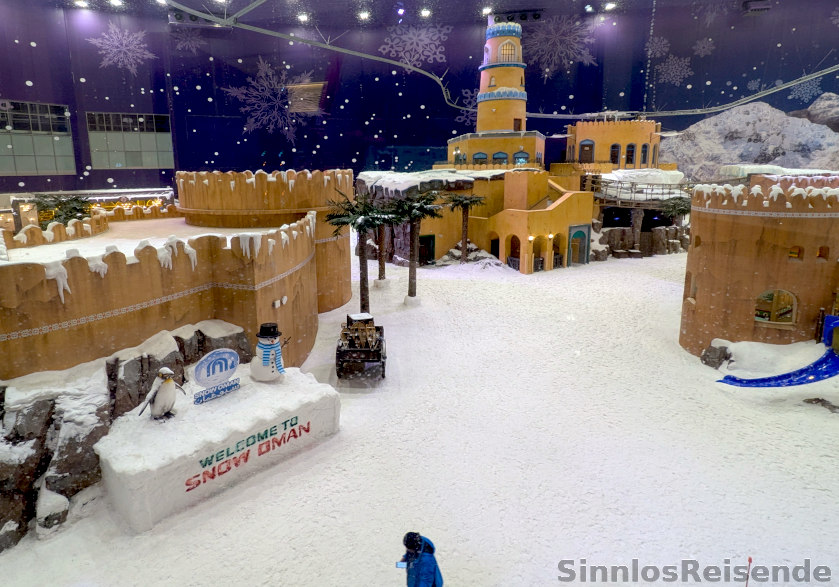 Schneepiste im Snow Oman