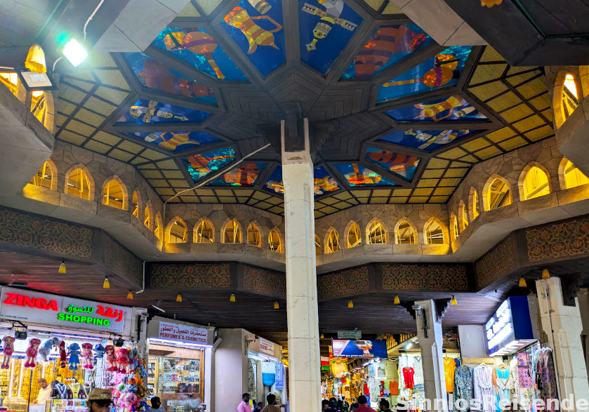 Dach des Muthra Souk