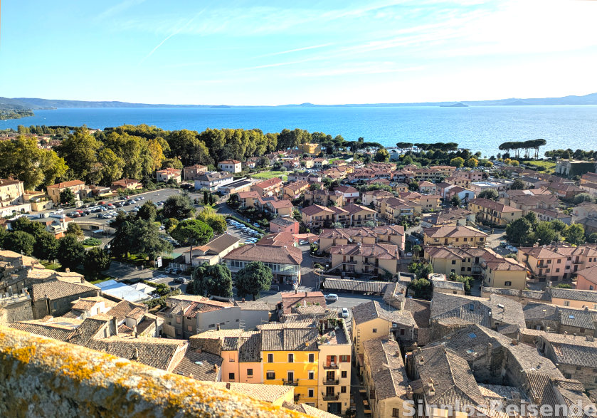 Aussicht vom Rocca Monaldeschi della Cervara