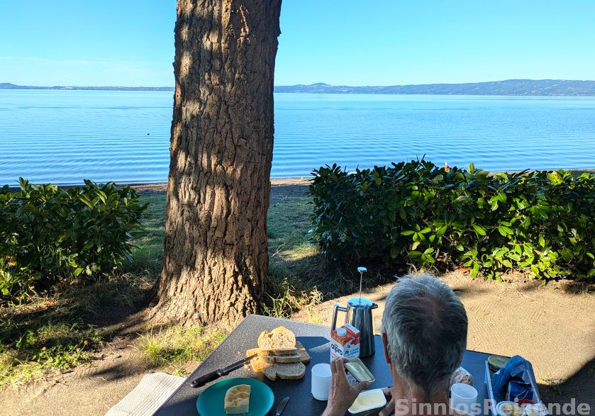 Stellplatz am Lago di Bolsena